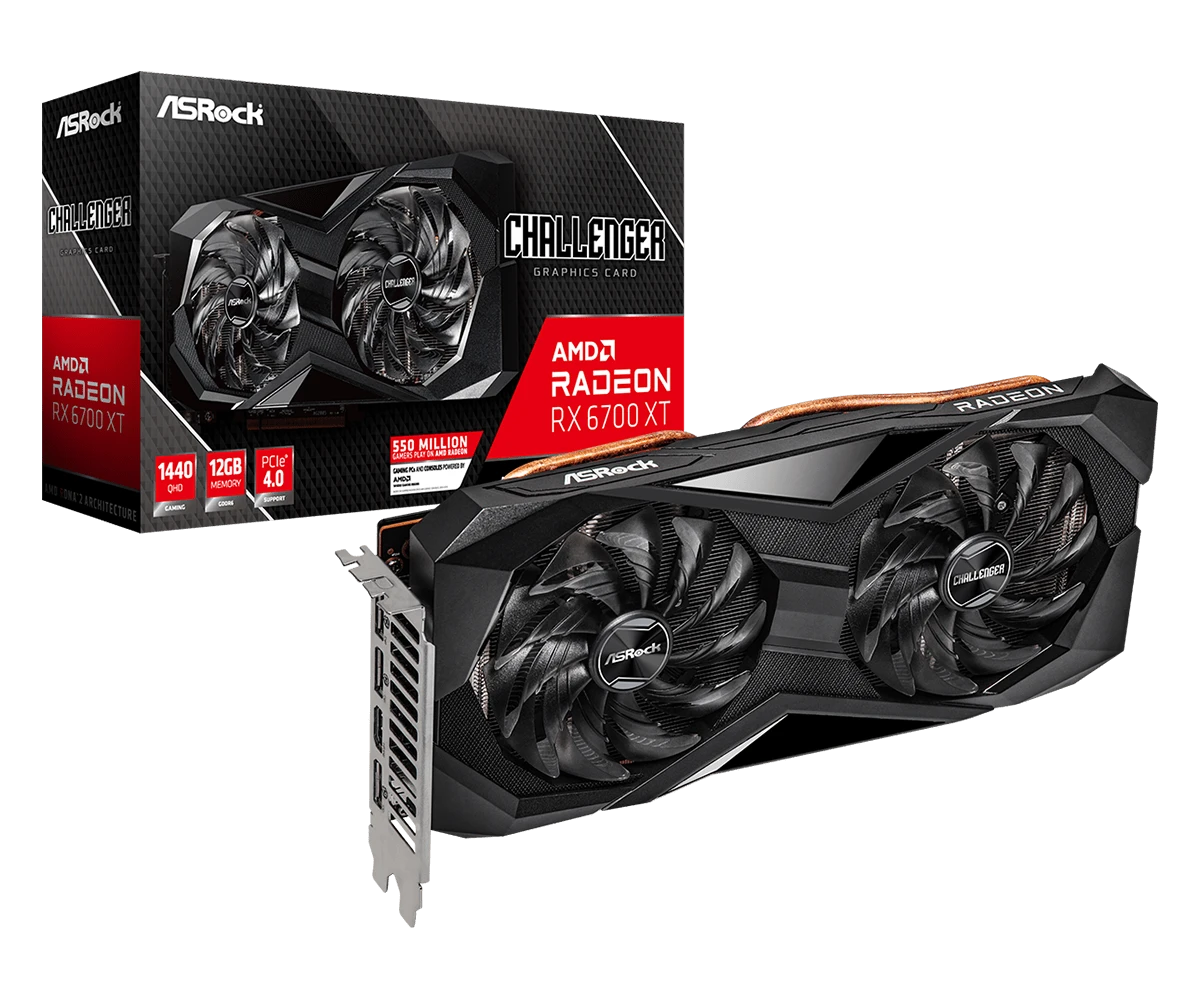 ASRock AMD Radeon RX 6700 XT Challenger D 12GB